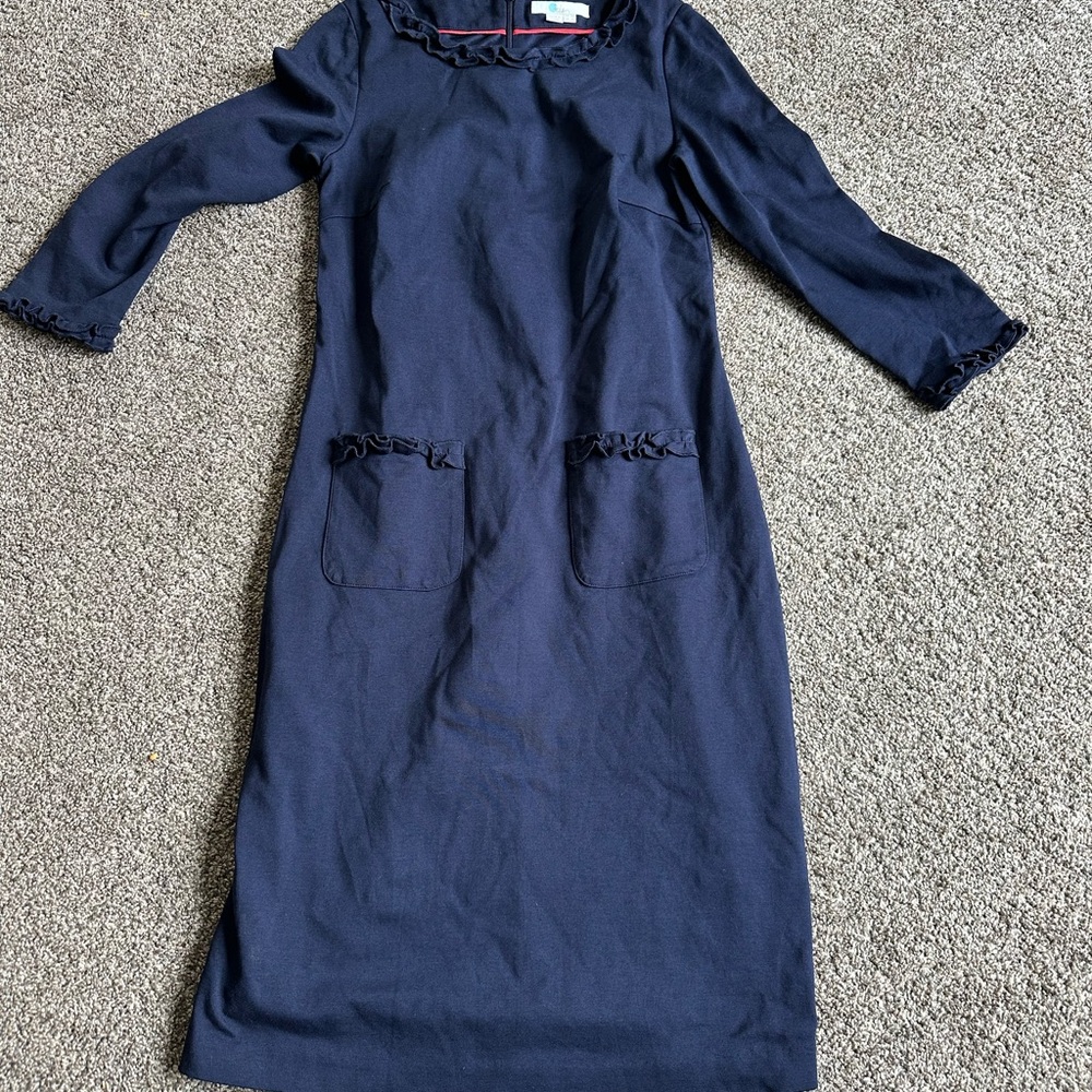 Elegant Boden Navy Blue Women's Dress size 6L